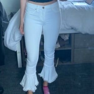 Nwot Blank Nyc White Trumpet Flare Jean 